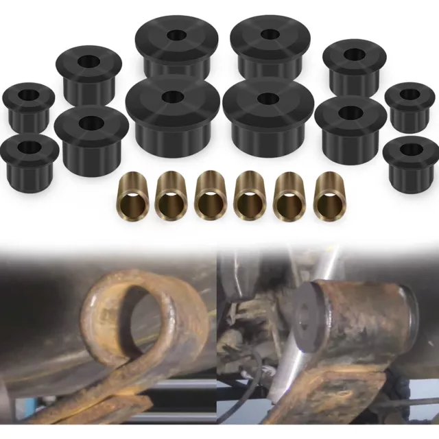 KJ02008BK Rear Spring Shackle Bushings 2.2109G for 1984-2098 Jeep Cherokee XJ SJ