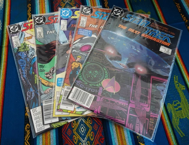 STAR TREK The Next Generation DC Comics 1988 #1-4 and #6 NM/VF/VG+
