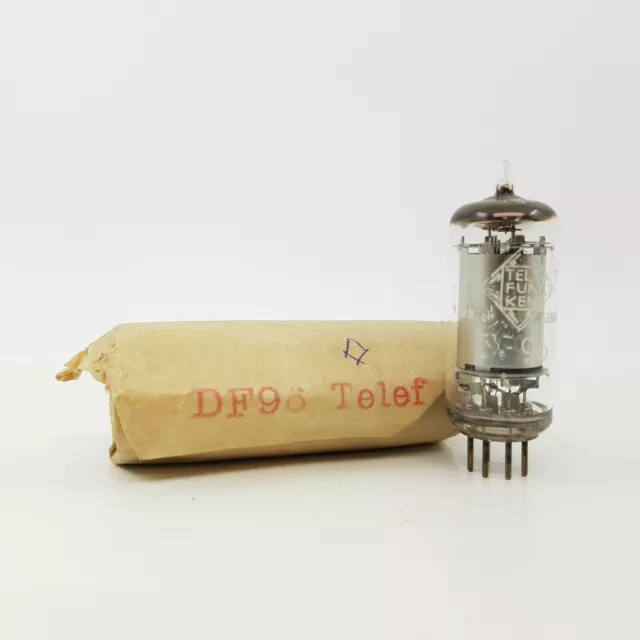1 X Df96 Telefunken Tube. Diamond Mark. Nos / Nib. Rc153