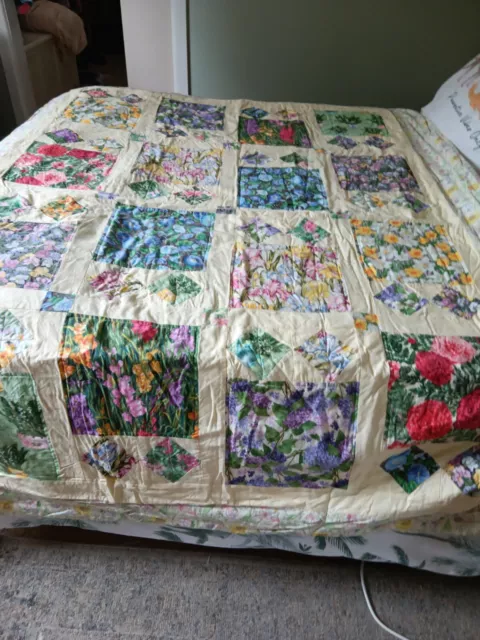 patchwork quilt handmade