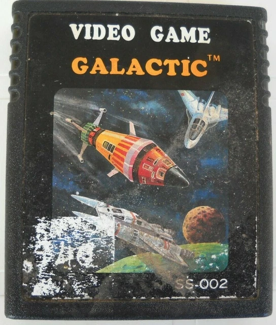 **1980`s ATARI VIDEO GAME GALACTIC SS-002 CARTRIDGE ONLY, IN GOOD CONDITION**