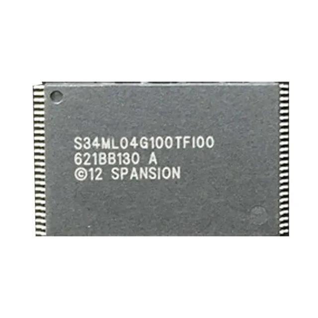 2 Pcs S34Ml04G100Tfi000 Tsop-48 S34Ml04G100Tfi00 Ic Chip