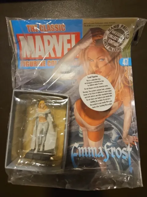 Marvel Comics  Classic Figurine Collection w/ Book No. 47 Emma Frost NEW