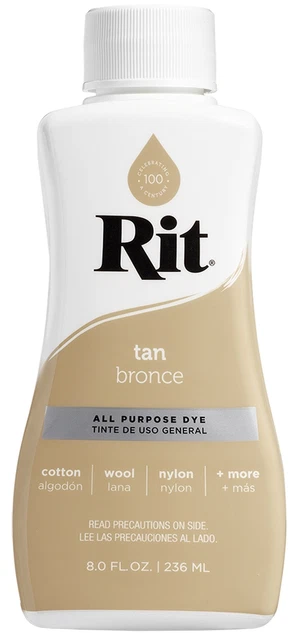 Líquido Rit Dye 8 oz bronceado -8-16
