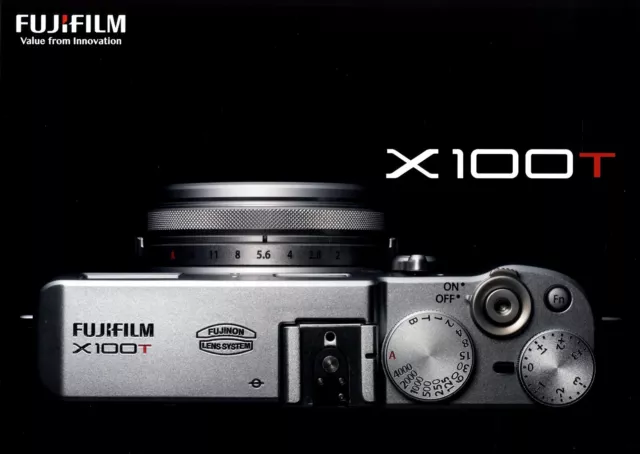 Fujifilm X-100T Prospekt 2014 D cámara catálogo folleto cámara catálogo