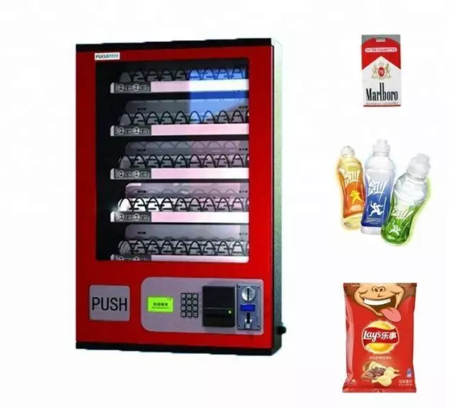 5 Slot Snack Vending Machine for Food/Drink/Snack Wall Mounted Money Making