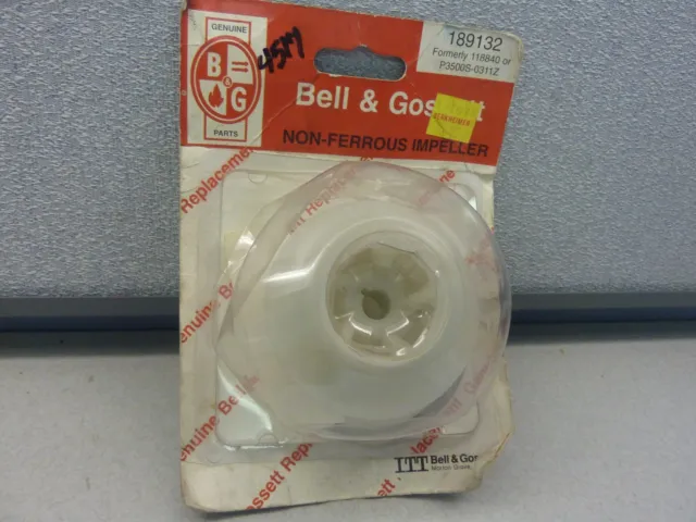 BELL&GOSSETT 100SERIES 189132 118840 P3500s-0311Z NON FERROUS IMPELLER(20407)