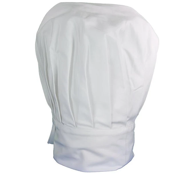 Dickies Uniform Chef Toque, White, One Size