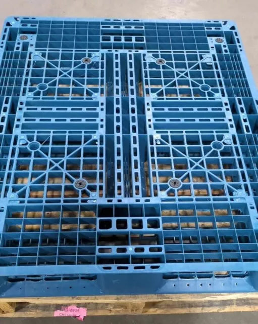 Blue Plastic Pallets 48x40x6 Contact For Freight Cost