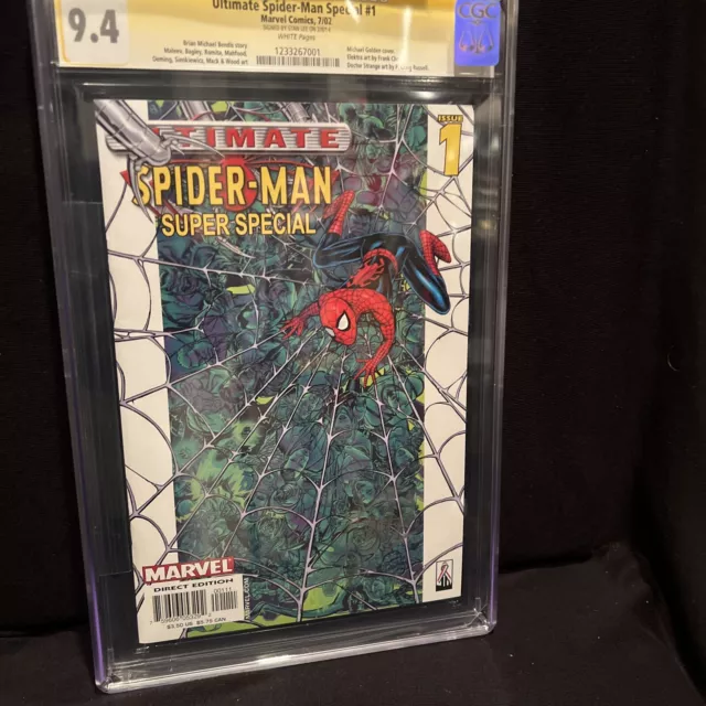 Stan Lee Signed GCG 9.4 Ultimate Spider-man Super Special #1 Slabbed