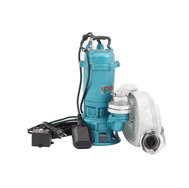 Pompa fecali 1500 W pompa acqua sporca pompa sommersa cutter 24000 L/h + 30 m C-Schl.