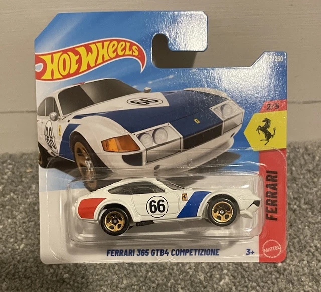Hot wheels 1/18: Silver collection, Ferrari 365 GTB/4, en boîte