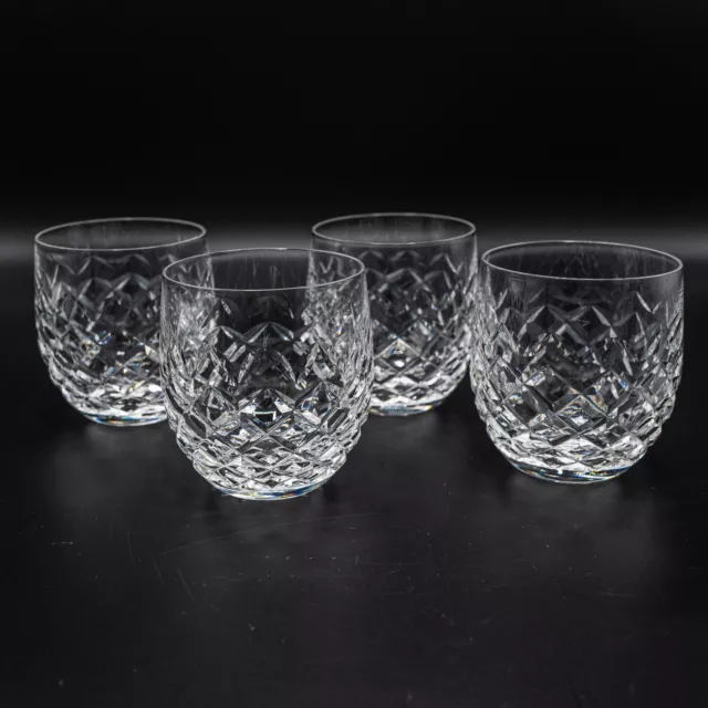 Waterford Crystal Powerscourt Old Fashioned Tumbler Glasses Set of 4- 3 1/2"