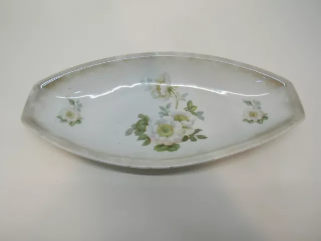 Vintage Floral Relish Dish Serving Dish Made in Germany