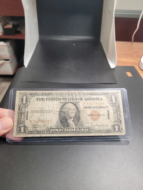1935a silver certificate hawaii(O)