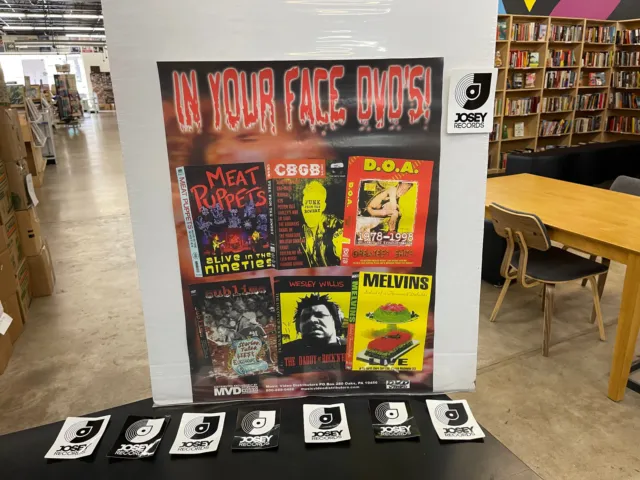 In Your Face DVDs: Meat Puppets, Sublime, Melvins, D.O.A., Wesley Willis Poster