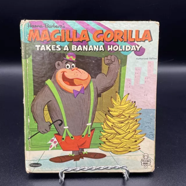 Magilla Gorilla  Takes A Banana Holiday Whitman Tell-A-Tale Children's Book 1965