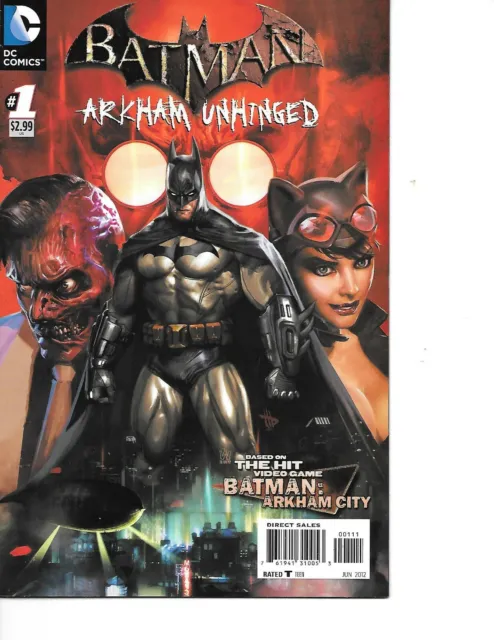 Batman Arkham Unhinged #1 DC VF/NM 2012