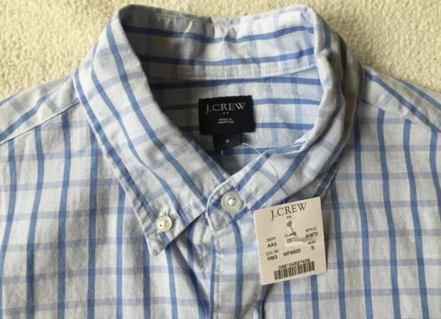 NEW With Tags J. Crew Casual Button Down Long Sleeve Shirt Small