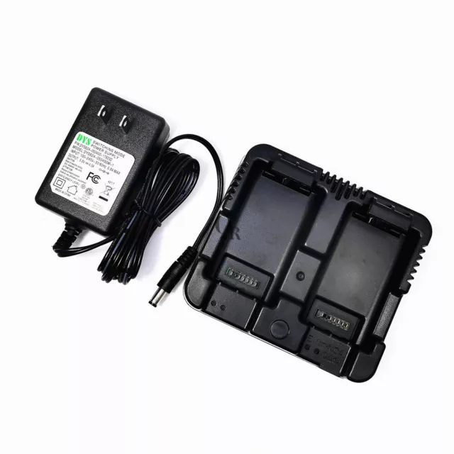 NIVO 2M 5M 2C 3M 1M Equivalent Dual Charger For Nikon Total Stations