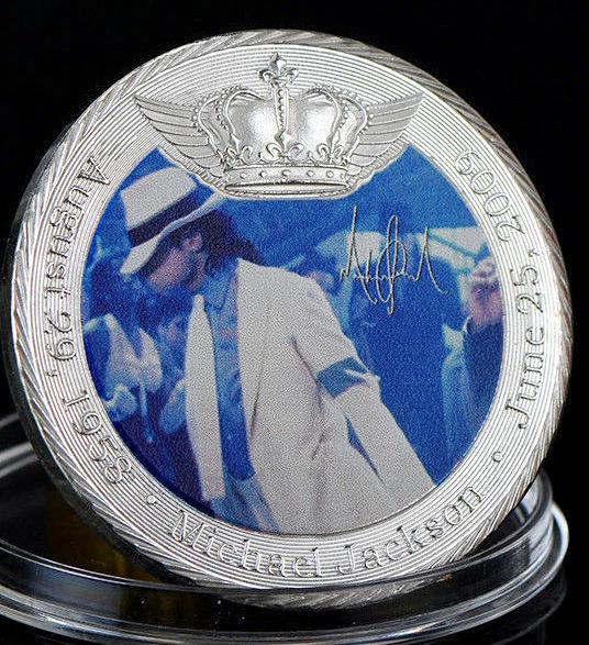 ★★ Grosse Medaille Pl. Argent : Michael Jackson ★ D
