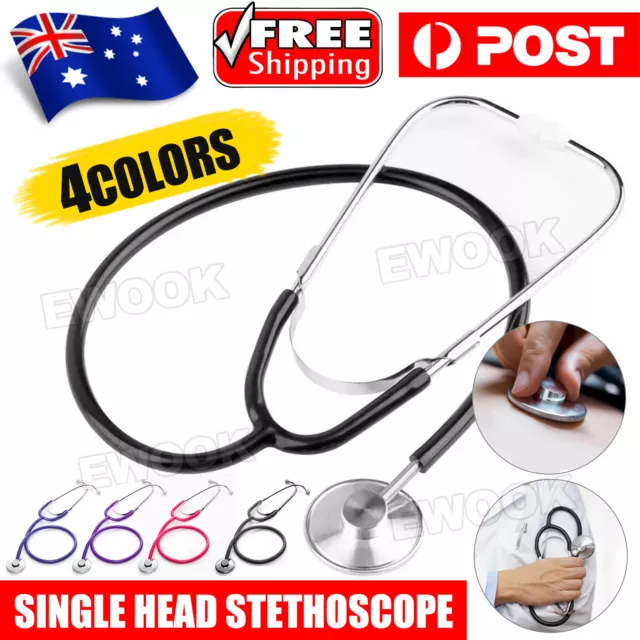 Professional Stethoscope Single Head Doctor Nurse Vet Medical Student HealthWork