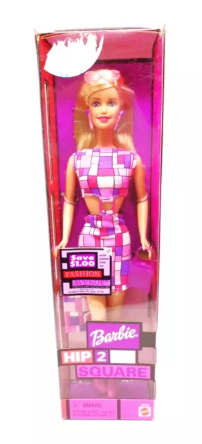New Sealed Vintage 2000 Hip 2 Be Square Barbie #28313 Mattel Blonde