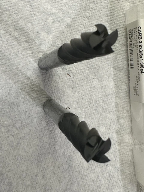 Niagara Cutter 3/8” Dia. X 1-3/8”  Loc  X 3/8” Shank  Dia  X 4” Oal 4Flute