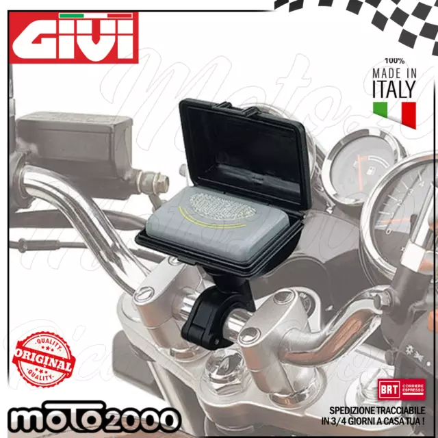 Custodia Telepass Givi Universale Per Moto Con Fissaggio A Manubrio Cod.s601