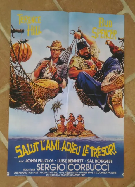 poster affiche magazine revue cinema SALUT L'AMI 58x41cm TERENCE HILL BUD SPENCE