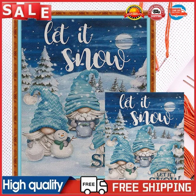 Christmas Goblin Full Cross Stitch 11CT Cotton Thread DIY Counted Embroidery Kit