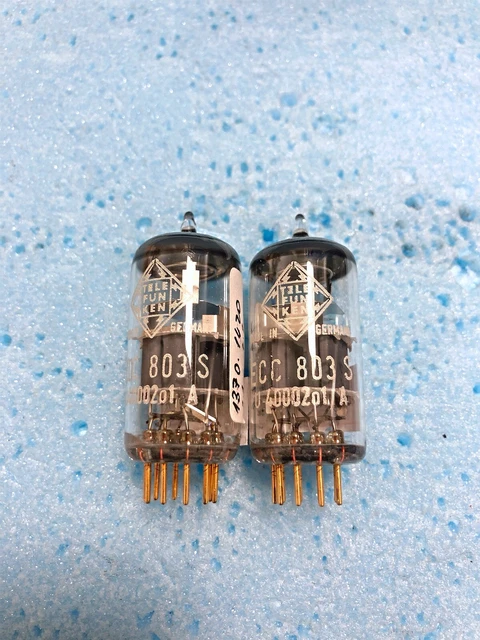 Tube NOS RTC 12AX7 E83CC | Matched Pair Fort | La Radiotechnique Neuf En Boîte