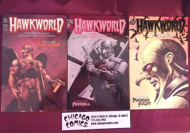 Hawkworld Book #1 2 & 3 COMPLETE SERIES SET!!! DC Comics 1989 VF-NM
