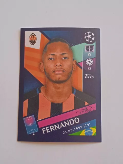 N. 438 Fernando FC Shakhtar Donetsk - Champions League 2018/19 Topps