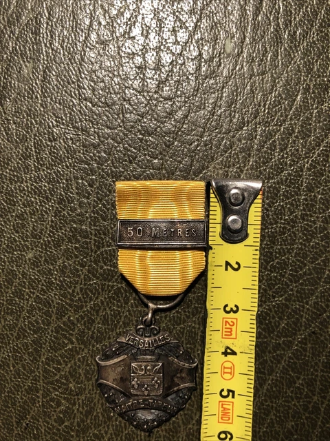 Médaille Aviron Française Vintage – Compétition Rameur – Bronze Chobillon – Rare P5C2