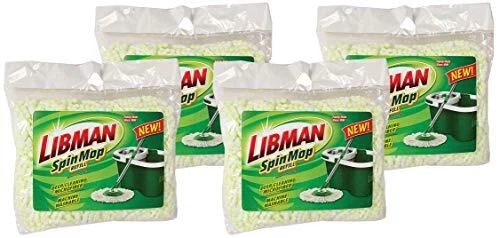 Libman 1164 Spin Mop Refill Pack of 4