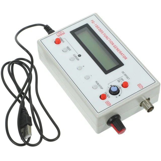 DDS Function Signal Generator Sine/ Sweep Frequency Meter 1Hz-500kHz