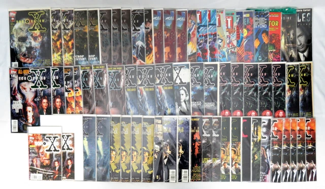 Lot 69 Topps X-Files Comic Books Jack Kirby Secret City Saga Night Glider 1990s