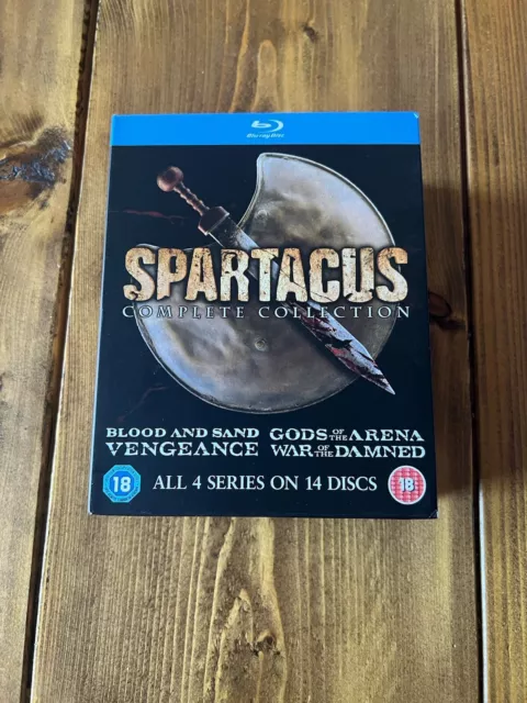 Spartacus Complete Collection Blu Ray Boxset (14 Discs) Genuine Uk