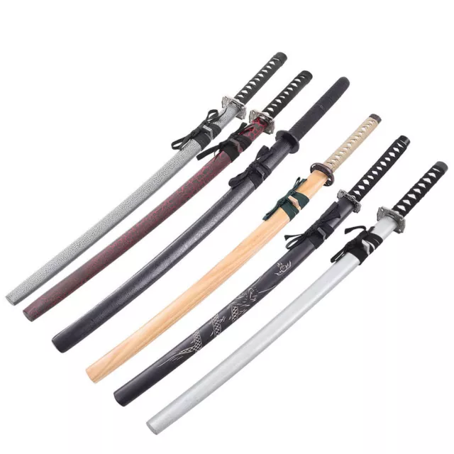WOODEN KATANA SWORD Bokken Samurai Sword Japanese Kendo Martial Arts ...