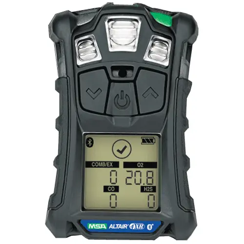 MSA Altair 4XR 4-Gas LEL, O2, H2S & CO Monitor c/w 6 Month Calibration