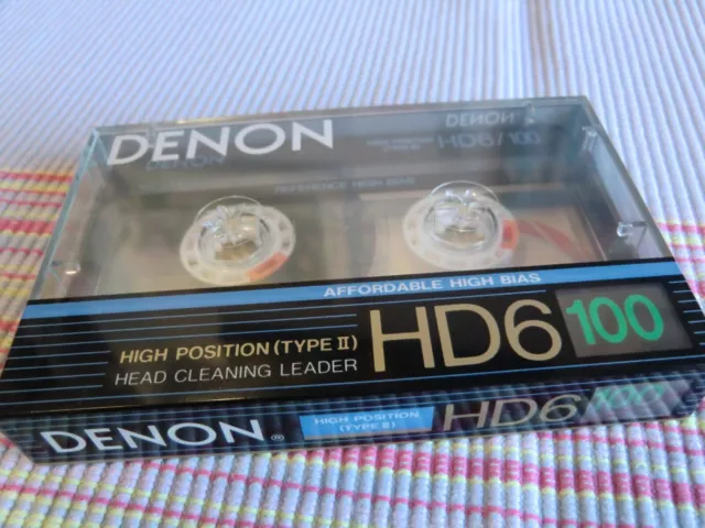 1 x DENON HD6 HIGH POSITION 100 Minuten Kassette IEC / Typ II