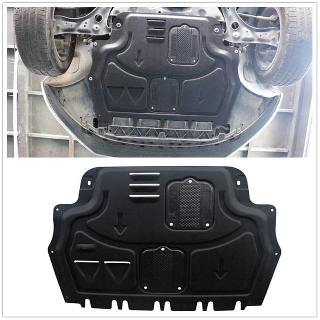 1x Engine Splash Guards Shield Mud Flaps Black For Volkswagen VW Jetta 2011-2018