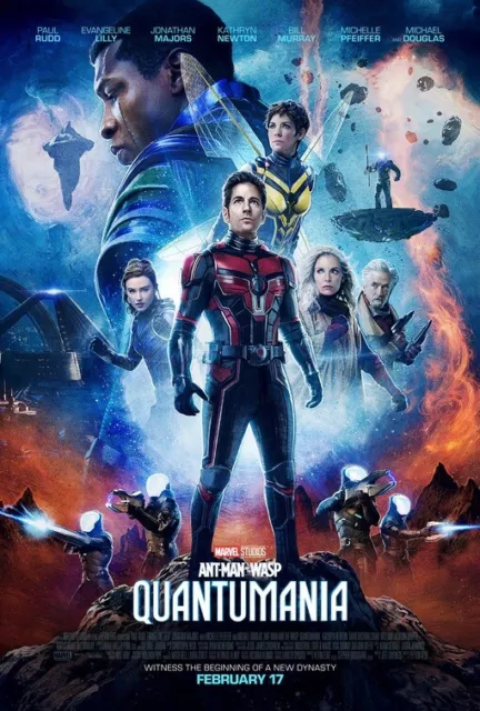 Ant-Man and Wasp Quantumania - Original Movie Poster  27x40 D/S Final Near Mint