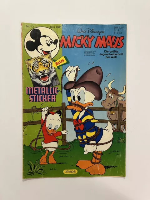 Micky Maus 1985 Heft Nr. 12 #A1 Sammlung Selten