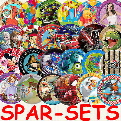 SPAR Partyset-Stoviglie Decorazioni Bambini Compleanno Bambini Festa Di Compleanno Set Motto