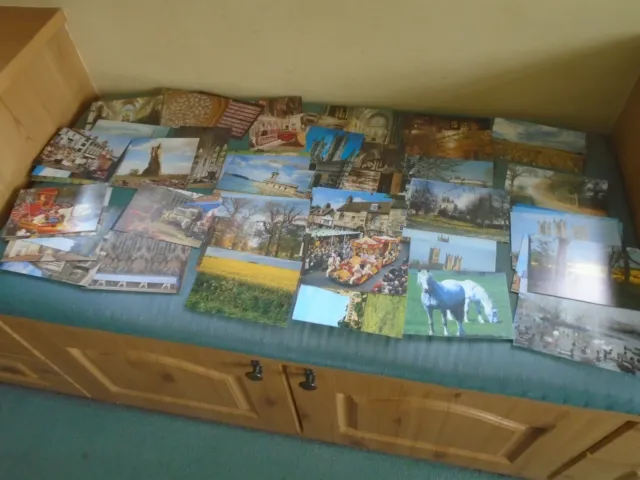 Mixed Job Lot Collection Of Approx 70 Lincolnshire Postcards - See Pics