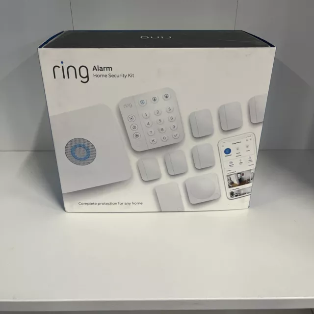 Ring Gen 2 Sistema Completo Inalámbrico Interior 10 Piezas Alarma Juego de Seguridad, Nuevo