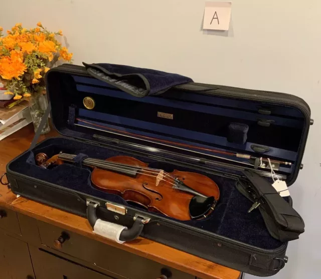 Beautiful Old Full-Sized Violin, probably German, c. 1920, with Hugo Ernst label