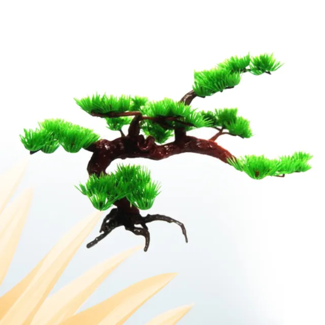 Bonsai Tree Decorations Rockery Ornament Lifelike Artificial Pine Plant